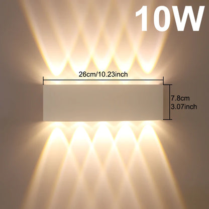 Royelux Modern LED Wall Lamp for Bedroom and Living Room Decor - 10w / 3000K