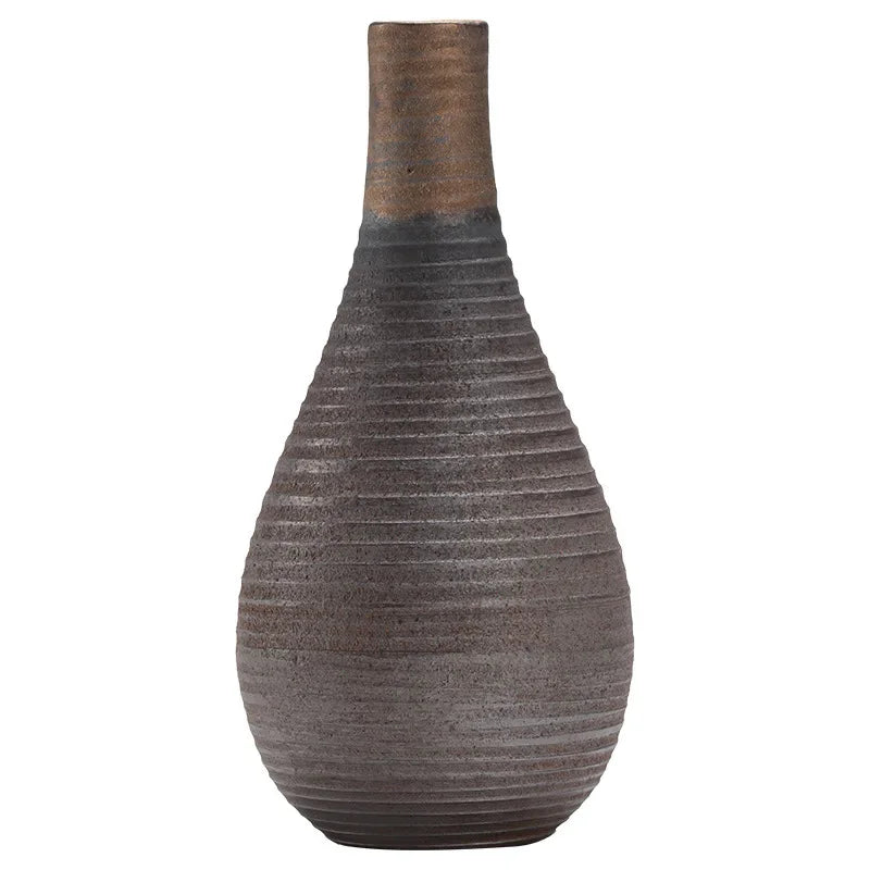 Royelux Handmade Antique Ceramic Vase – Timeless Craftsmanship for Elegant Spaces