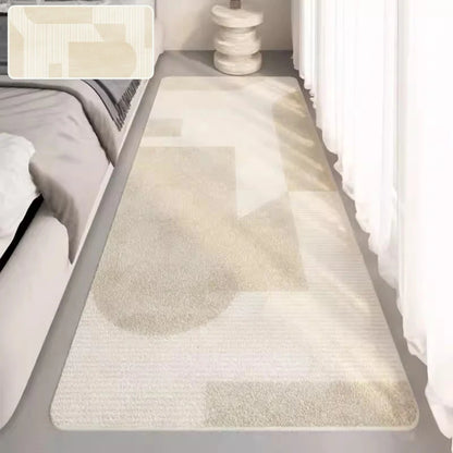 Royaleva Modern Bedside Rug - Soft Faux Cashmere Non-Slip Long Area Carpet - Design 4 / S 60x160cm