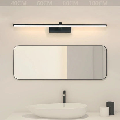 RoyaleGlow Modern LED Bathroom Vanity Light with Adjustable Tricolor Lighting - LWL155 A White 100cm / Neutral light