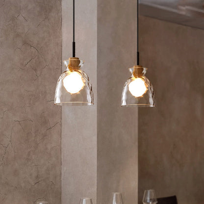 RoyaleGlow Stylish Elegance Glass Pendant Lights with Exquisite Lampshades - Small / Warm White