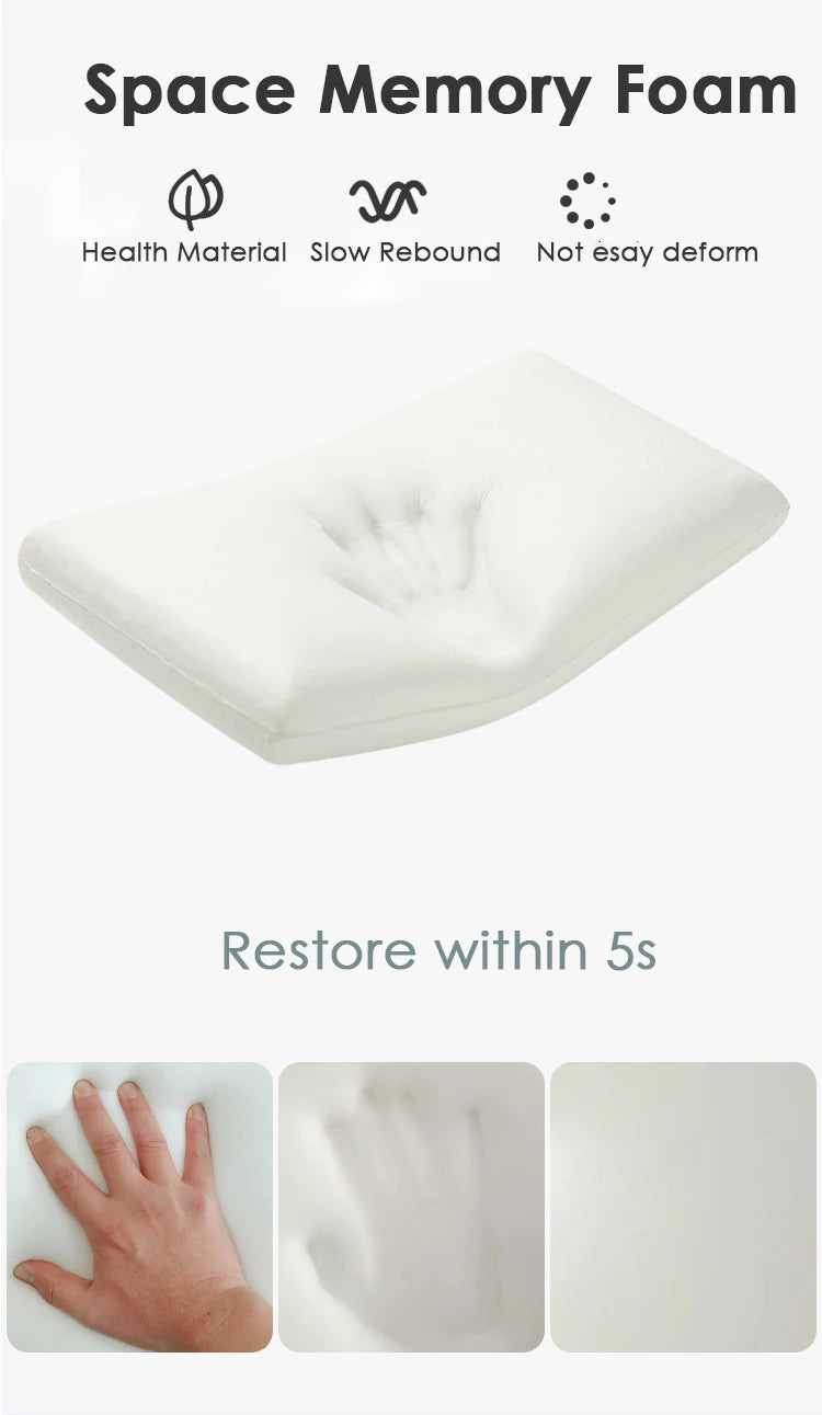 Royaleva Memory Foam Pillow - Cooling Support for Restful Sleep