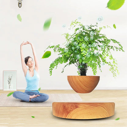 Levitating Air Bonsai Pot – Magnetic Floating Planter for Stylish Indoor Gardening