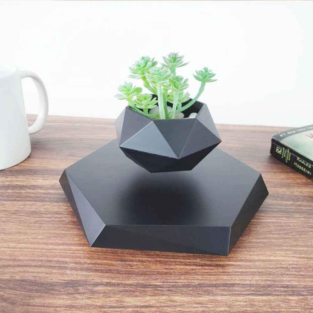 Levitating Air Bonsai Pot – Magnetic Floating Planter for Modern Desk Decor