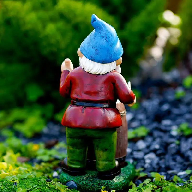 Royaleva Yard Lawn Ornaments - Solar Garden Gnome with LED Decoration - Default Title