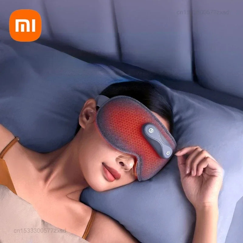 KULAX Graphene Heated Eye Mask with full shading, light blocking, and gentle heating for relaxation, sleep aid, and eye care.