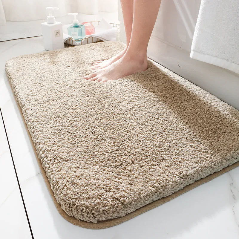 Royaleva Super Thick Luxury Bathroom Rug - Ultra-Plush Comfort for Your Feet - Beige / Small - 16x24 inches