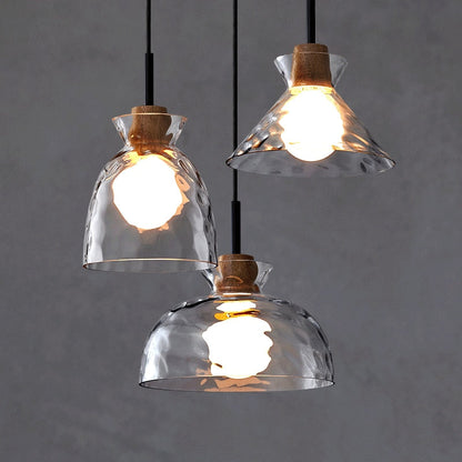 RoyaleGlow Stylish Elegance Glass Pendant Lights with Exquisite Lampshades - Small / Warm White