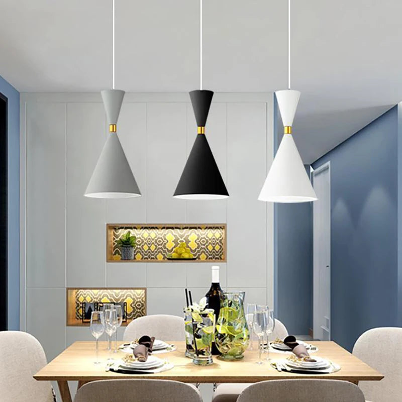 Royallure Minimalist Pendant Light for Modern Living Room & Dining Spaces - Grey