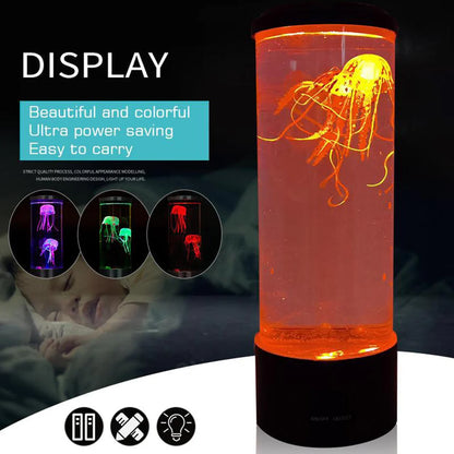 RoyaleGlow Jellyfish Lamp – Colorful LED Night Light for Relaxing Ambience