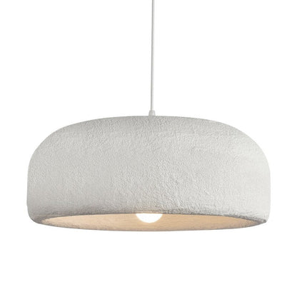 RoyaleGlow Elegant Japanese Wabi Sabi Polystyrene Pendant Light Fixture - Single Size