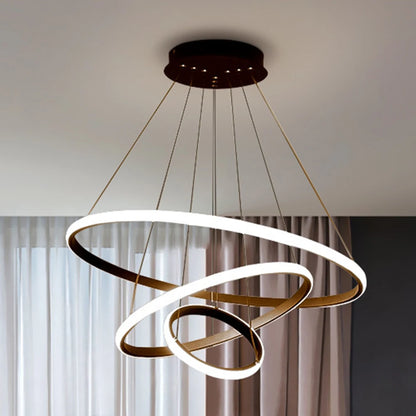 Rayvia Nordic Luxury Pendant Light with Adjustable LED for Living Room & Bedroom - Default Title