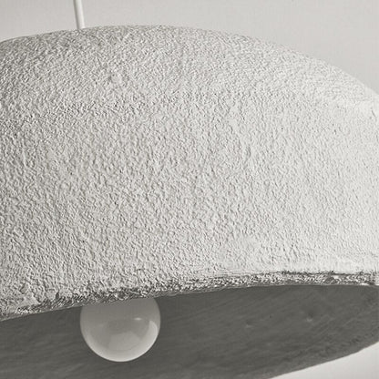 RoyaleGlow Elegant Japanese Wabi Sabi Polystyrene Pendant Light Fixture - Single Size