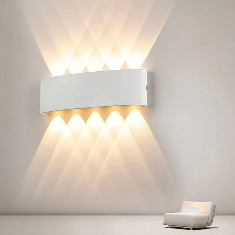 Royelux Modern LED Wall Lamp for Bedroom and Living Room Decor - 10w / 3000K