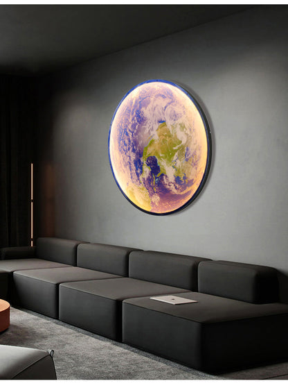 Royallure 3D LED Moon & Earth Ceiling or Wall Lamp