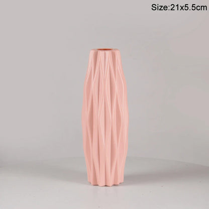 Royelux Nordic Ceramic Plastic Vase - Elegant Modern Home & Event Décor