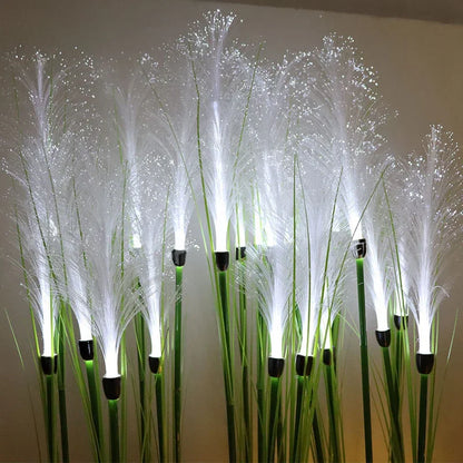 Royelux Solar Reed Garden Light - Waterproof LED Outdoor Lawn Décor