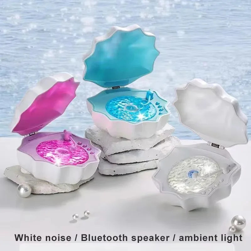 Home Theater Bluetooth Speaker With White Noise Sleep Aid Function Colorful Projection Light Wireless Caixa De Som Bluetooth