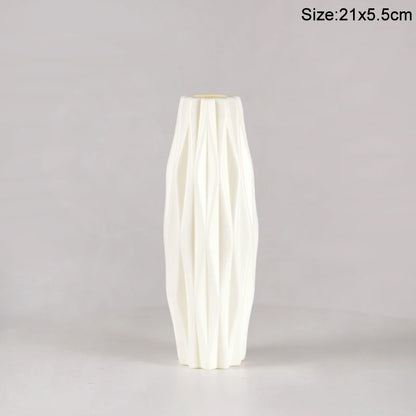 Royelux Modern Plastic Flower Vase - Elegant Nordic Décor for Every Room