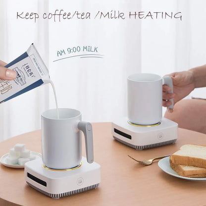 Royaleva 2-in-1 Mug Warmer and Cooler – Beverage Heating & Cooling Plate for Home or Office