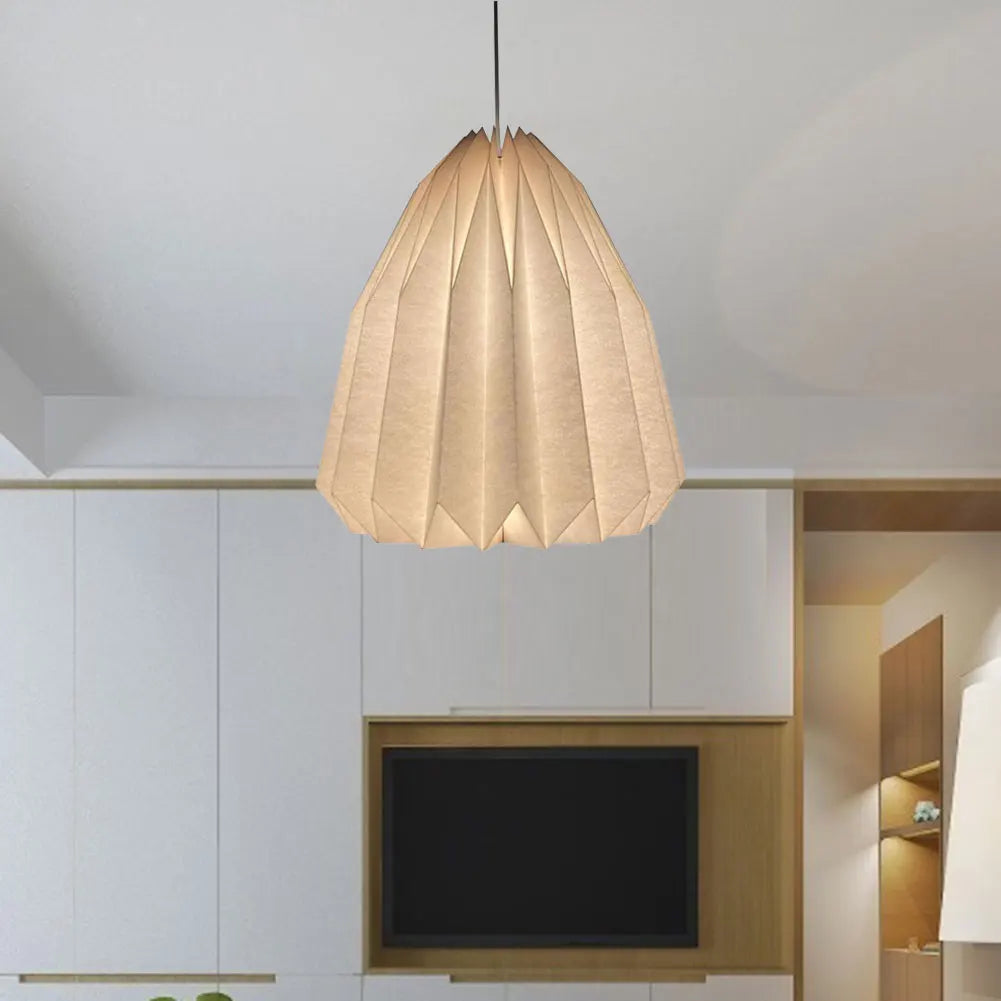 Royaleva Origami Pendant Lampshade for Nordic-Inspired Home Decor - Garlic