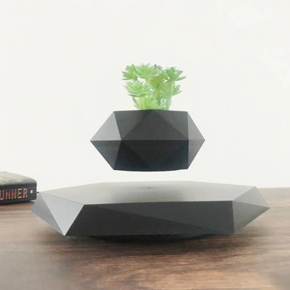 Levitating Air Bonsai Pot – Magnetic Floating Planter for Modern Desk Decor