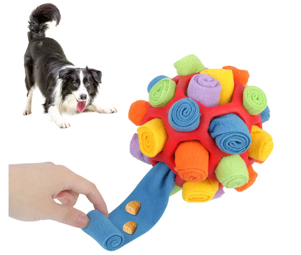 Pawelux Interactive Snuffle Dog Treat Ball - Engaging & Stimulating Toy for Happy Pets