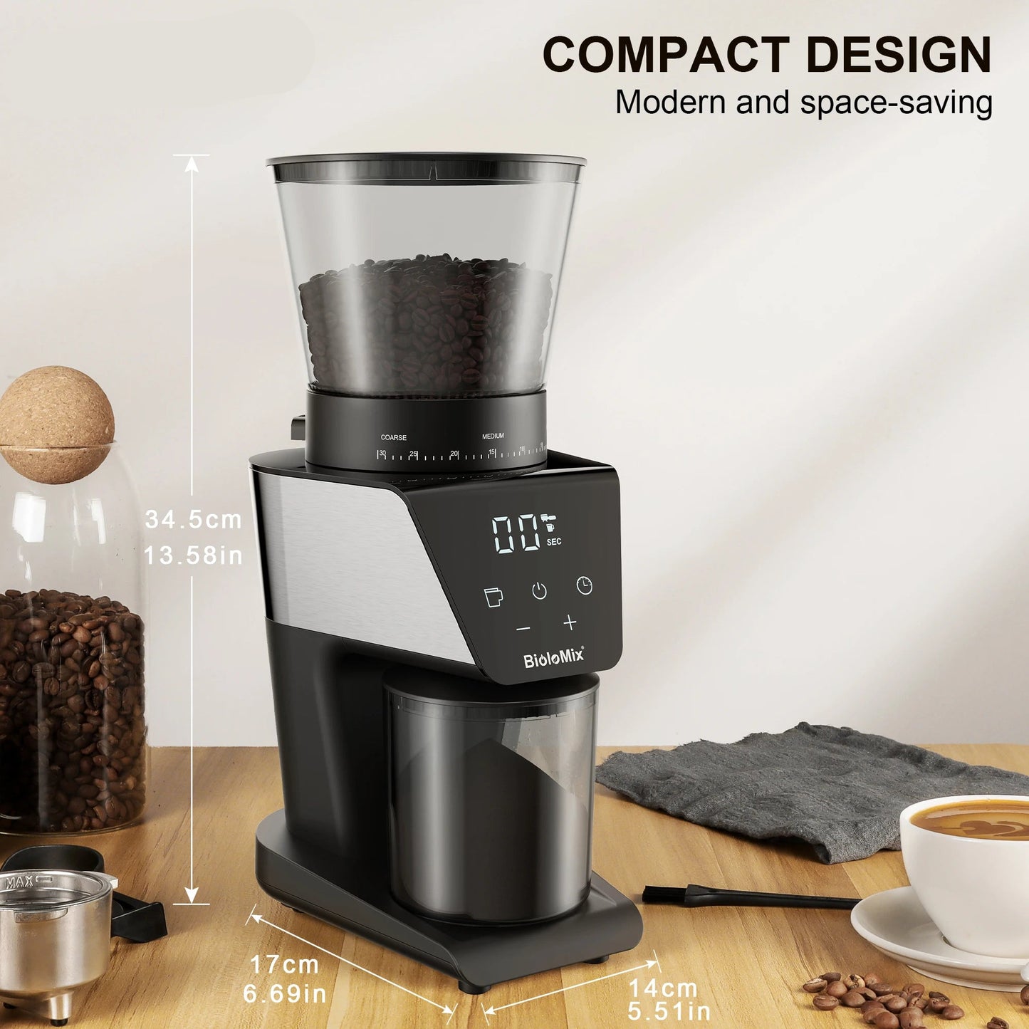 Electric Coffee Grinder - Elevate Your Coffee Game with the