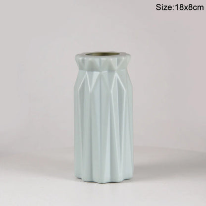 Royelux Nordic Ceramic Plastic Vase - Elegant Modern Home & Event Décor