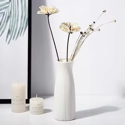 Royelux Nordic Plastic Flower Vase - Minimalist Elegance for Every Home