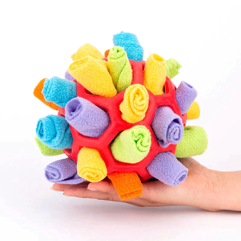 Pawelux Interactive Snuffle Dog Treat Ball - Engaging & Stimulating Toy for Happy Pets