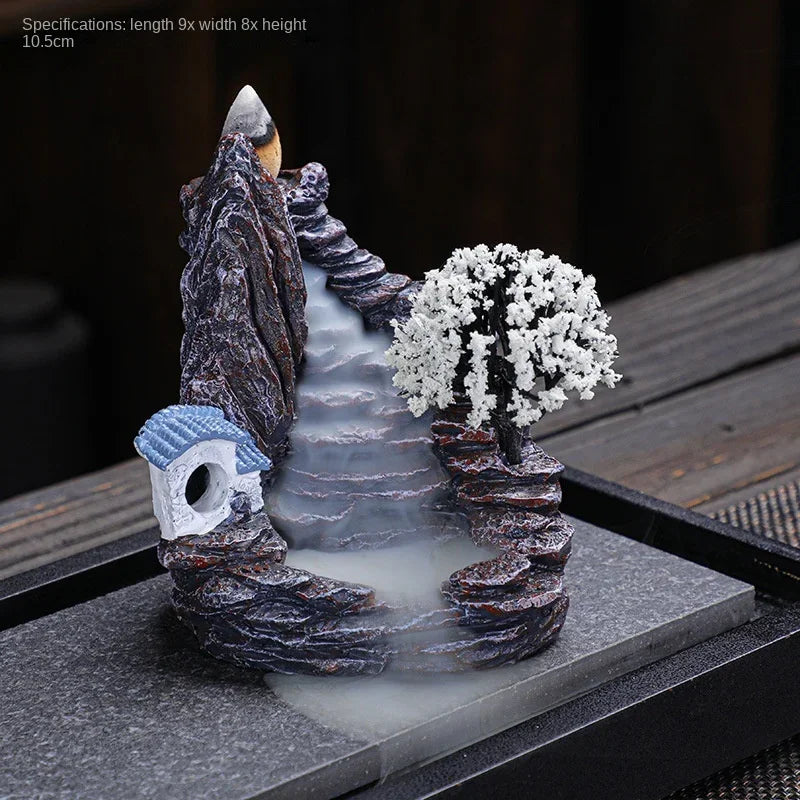 RoyaleGlow Reflux Incense Burner Ornament – Aromatic Home Décor - 03