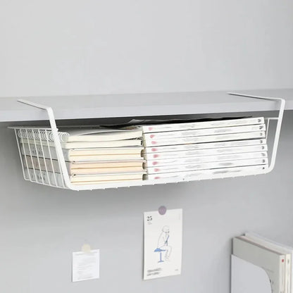 Rayvia Storage Hanging Basket – Multi-Functional Wire Organizer for Kitchen & Bathroom