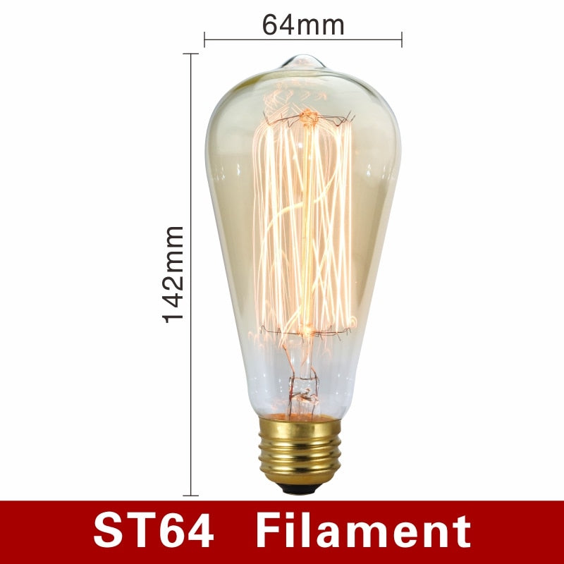 Royaleva Vintage Dimmable E27 Light Bulb – Warm Ambient Edison-Style