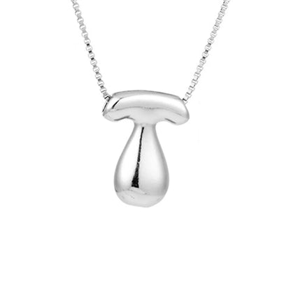 Royelux A-Z Balloon Bubble Letter Pendant Necklace – Silver Chunky Initial Jewelry