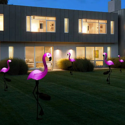 Royelux Solar Flamingo Garden Light - Decorative Waterproof Outdoor Lighting