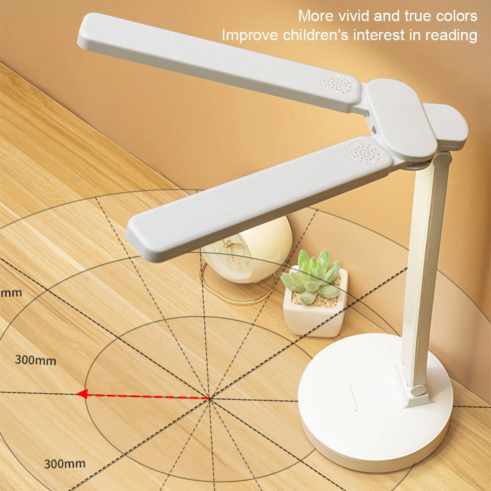 Adjustable Reading Lamp - Rechargeable Dimmable With Phone Stand