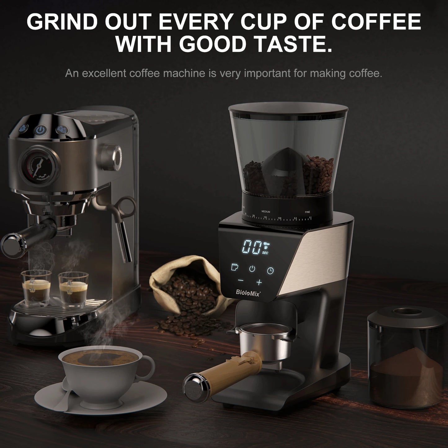 Electric Coffee Grinder - Elevate Your Coffee Game with the