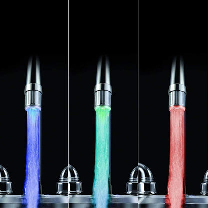 Royaleva Multicolor LED Tap Light – Water-Powered Color Changing Faucet Attachment