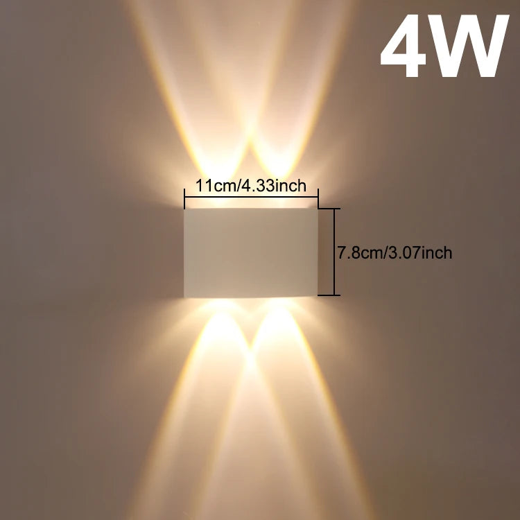 Royelux Modern LED Wall Lamp for Bedroom and Living Room Decor - 10w / 3000K