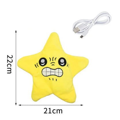 Dancing Stars Plush Keychain – Cute Moving Meteor Pendant & Backpack Ornament