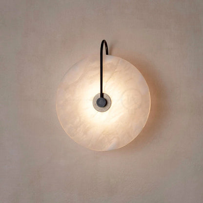 Royaleva Nordic Minimalist Marble Wall Lamp - Modern Circular LED Lighting - Gold / 16CM / White light 6000K