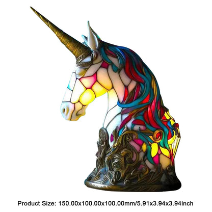 Royaleva WildCraft Animal Light Sculptures – Stained Glass LED Art Lamp