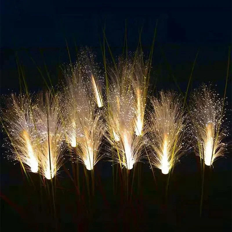 Royelux Solar Reed Garden Light - Waterproof LED Outdoor Lawn Décor