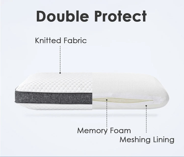 Royaleva Memory Foam Pillow - Cooling Support for Restful Sleep