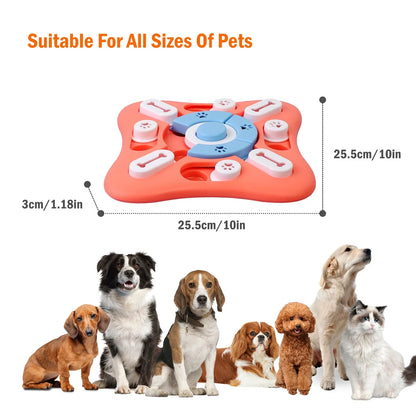 Pawellure Interactive Dog Puzzle Toy - Cognitive Treat Dispenser for All Sizes, Durable & Engaging Playtime