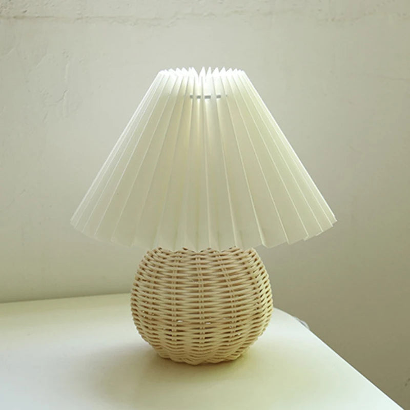 rattan table lamps