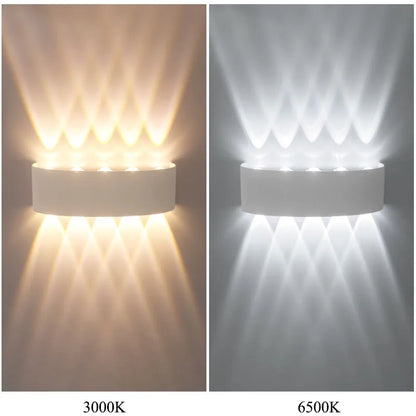 Royelux Modern LED Wall Lamp for Bedroom and Living Room Decor - 10w / 3000K