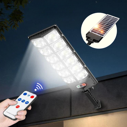 UltraMax 12000LM Outdoor Solar Light - 200Watts, Motion Detection, Remote Control