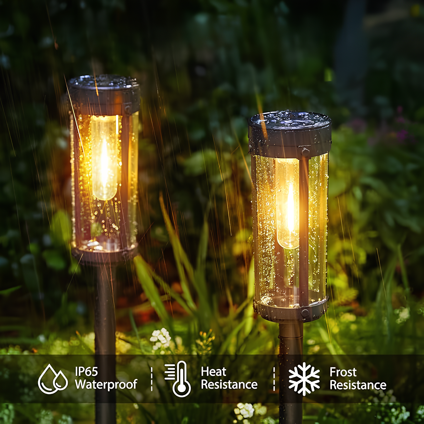 Royaleva Solar Powered Torch Light - Long Lasting Garden Illumination